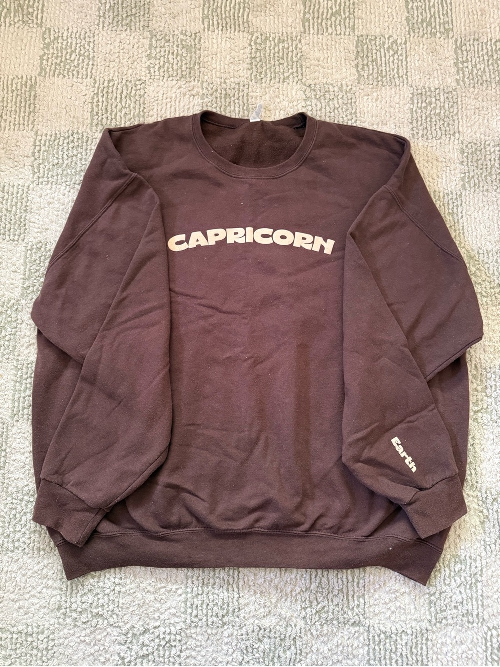 Capricorn Brown Crewneck Sweatshirt